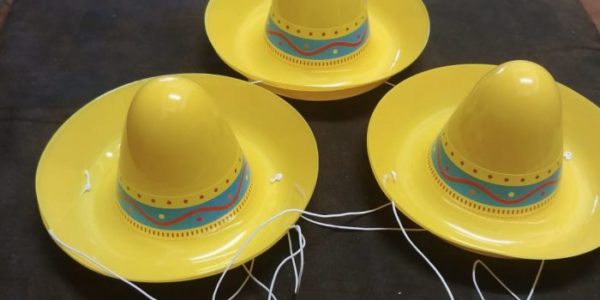 mini plastic sombrero hats