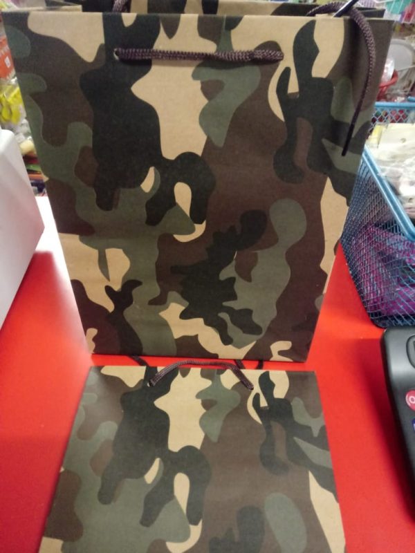 Camo Army Paper Gift Bags