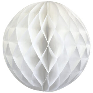 tissue paper honeycomb ball 8inch white 19