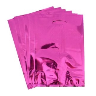 30pcs Metallic Candy Bag Rose Gold Theme Party Gift Bag Party Decor Loot Bag For Kids