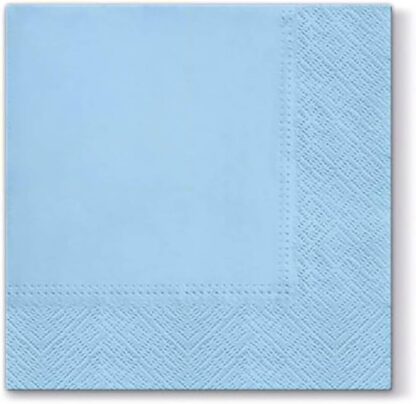 baby blue serviettes