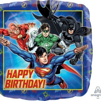 Justice League Happy Birthday Foil Balloon