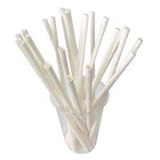 white paper straw