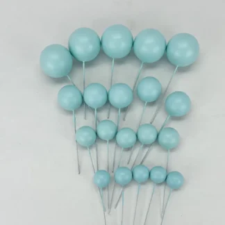 blue cake balls