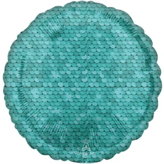 blue sequins
