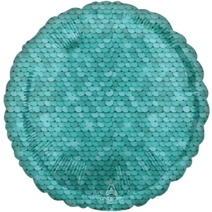 blue sequins