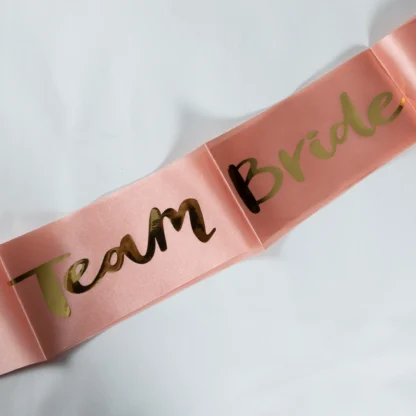 dusty pink team bride