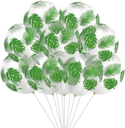 green leave balloon