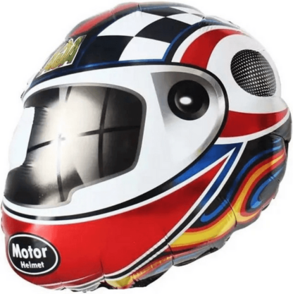 Helmet shape foil balloon