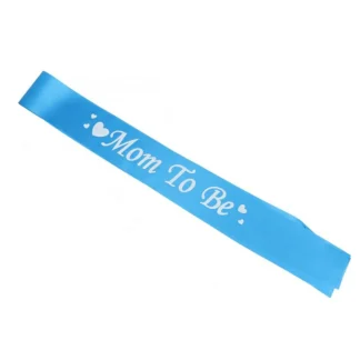 mom sash blue