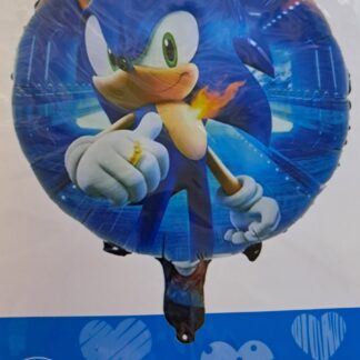Sonic foil balloon round 18 inch