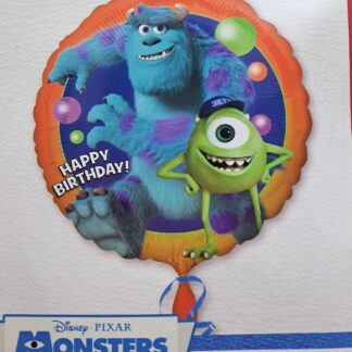 Monsters Inc foil balloon round 43cm