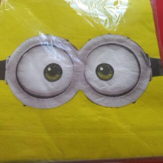 Minion serviettes lunch size 20's