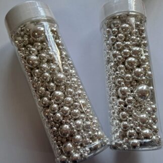 Silver sprinkles balls assorted
