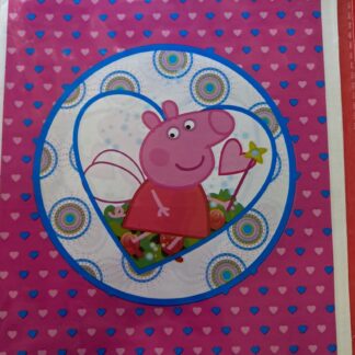 Peppa pig pink loot bags 10's