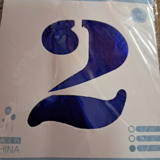 Blue number 2 foil balloon 40 inch