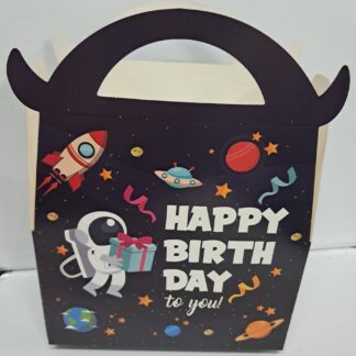 Space theme party boxes 10's