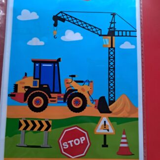 Construction theme loot bags 10's