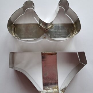 Bikini metal cookie cutter set