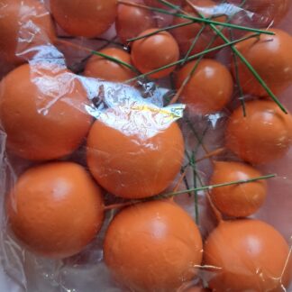 Orange faux cake balls 20's