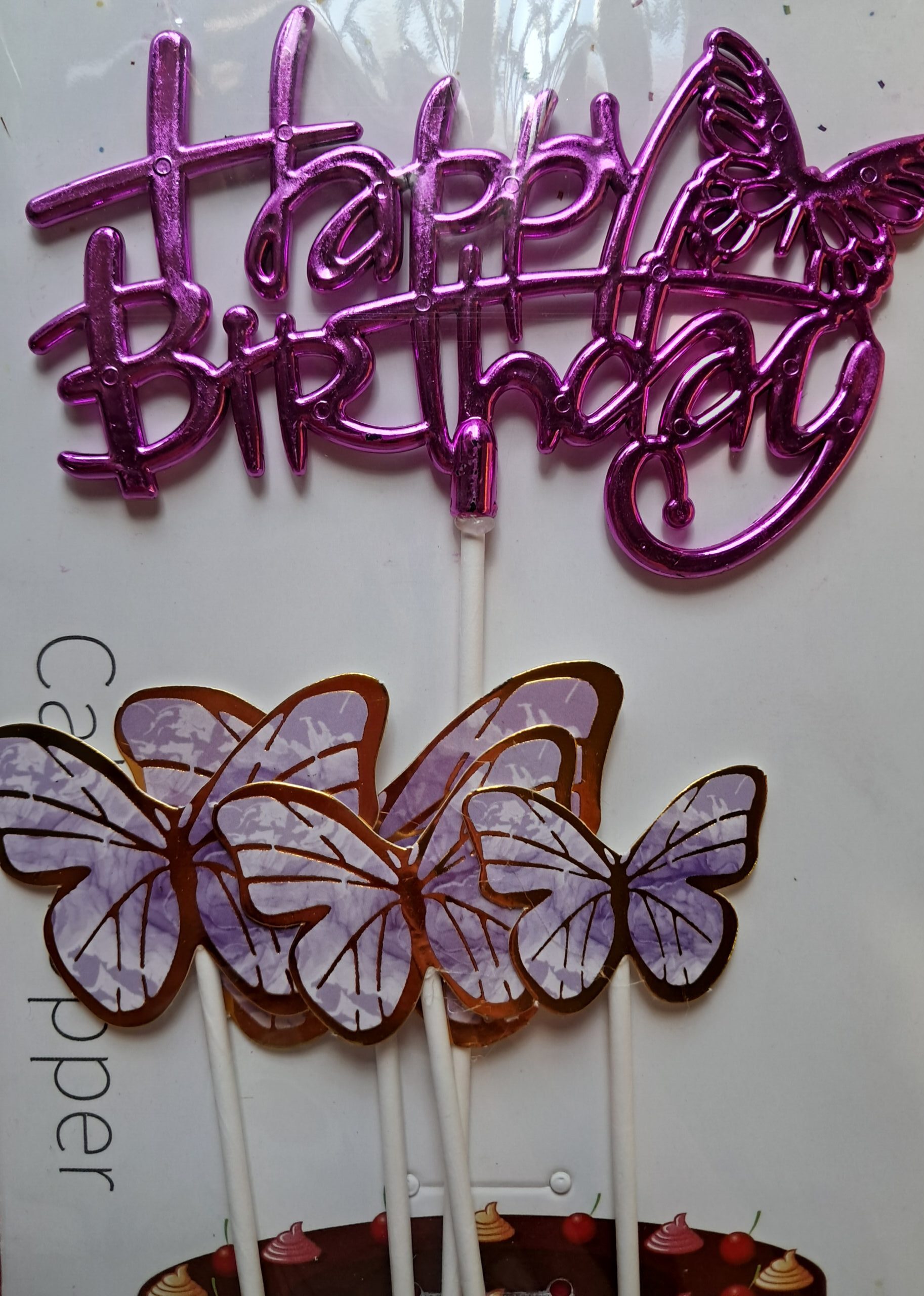 Purple butterfly cake topper set 20251013 091827
