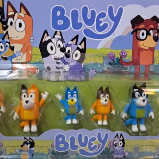Bluey figurine plastic set 6piece