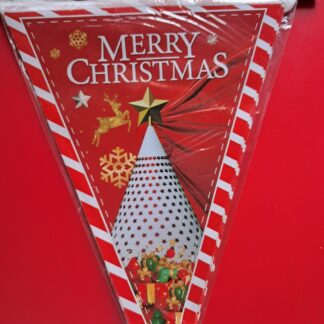 Merry Christmas flag banner