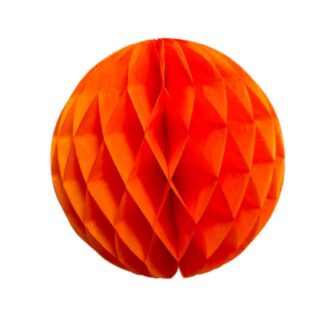 Orange paper ball 30cm