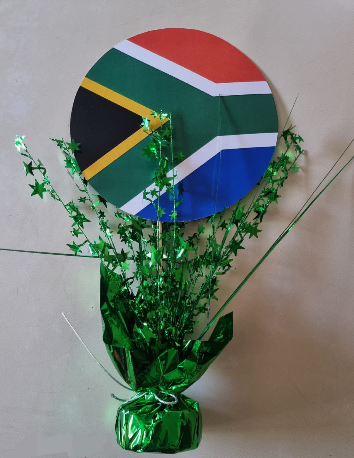 SA Flag centre piece SA Flag centre piece