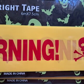 Warning tape-yellow and red