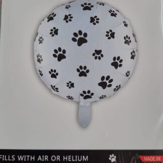 Paw print foil balloon 18 inch