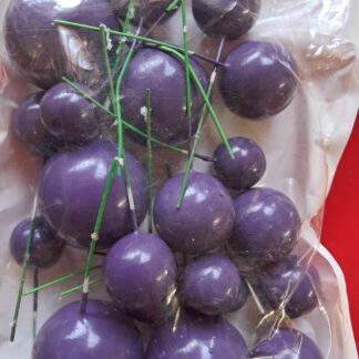 Purple faux balls 20's