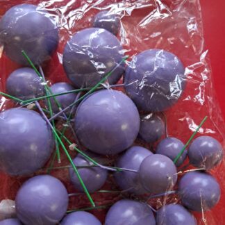 Purple faux cake balls 20's
