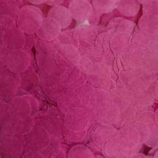 Cerise pink matt table confetti