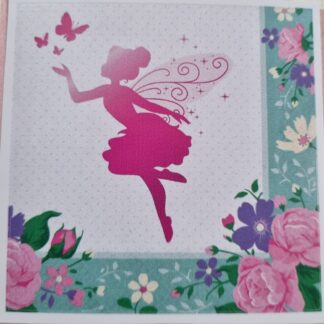 Fairy theme stickers 8x8cm