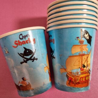 Pirate sharky cups 8's