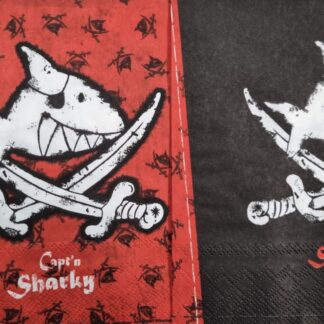 Pirate serviettes 20's