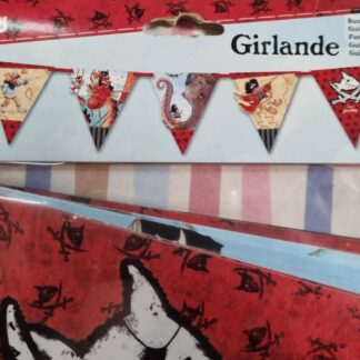 Pirate sharky flag banner