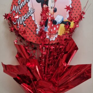 Red Minnie mouse centre piece
