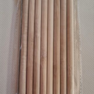 Bamboo straws/ cake sticks 8's