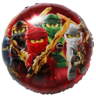 Ninja block foil balloons