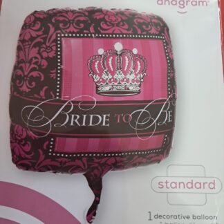 Bride to be foil balloon square