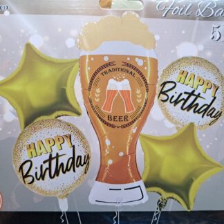 Beer themed balloon set