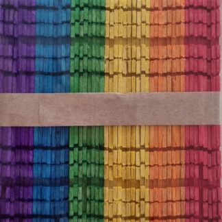 Ice cream sticks 100's rainbow colours