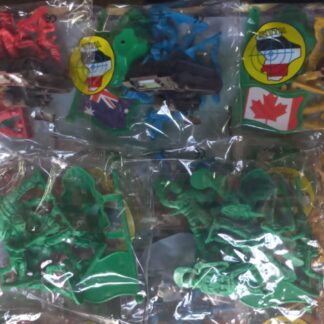Mini packs of plastic soldiers 10's