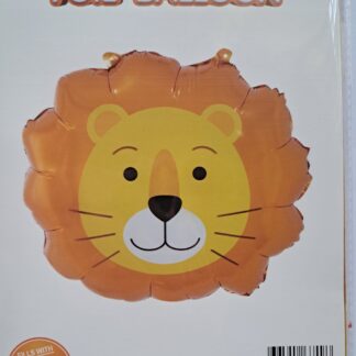 Lion head shaped foil balloon 57x53cm