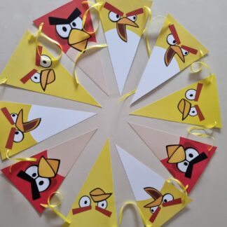 Angry birds flag banner