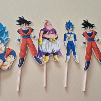 Dragon ball Z cup cake topper set cardstock 12's