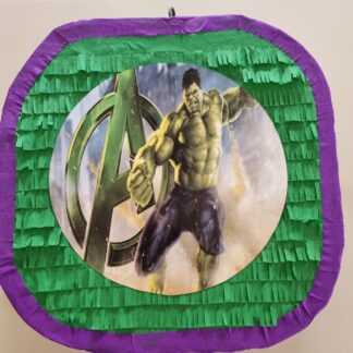 Hulk pinata square-sold empty