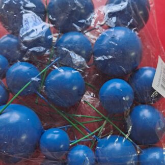 Royal blue faux cake balls 20's